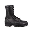 حذاء عسكري أسود قتالي من الجلد بالكامل 6236