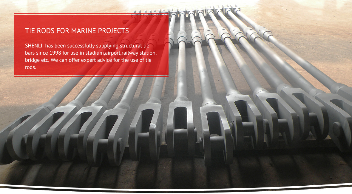 Tie Rods For Marine Projects