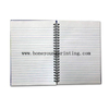 A5 size wire binding hard cover student 8mm single line notebook