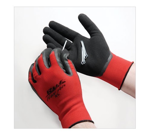 13 Gauge Nylon With Latex Sandy Finsh coated gloves