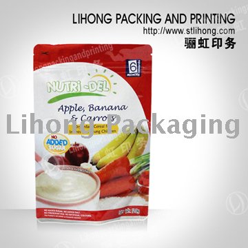 Food Packaging Small Stand Up Zip Pouch Eco-friendly Material