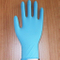 disposable blue color Ding nitrile glove