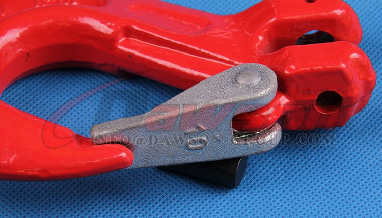 Gancho de eslinga tipo horquilla G80 con pestillo fundido para eslinga de elevaci&oacute;n Proveedor de China