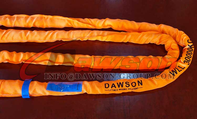 Eslinga de elevaci&oacute;n de servicio pesado de 30000 kg, eslingas redondas de poli&eacute;ster de 30 toneladas - Dawson Group Ltd. - Fabricante, proveedor y f&aacute;brica de China