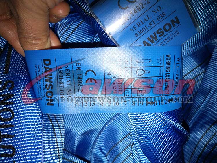 Eslingas de elevaci&oacute;n de 8000 kg, eslinga redonda de 8 toneladas - Dawson Group Ltd. - Fabricante, proveedor y f&aacute;brica de China