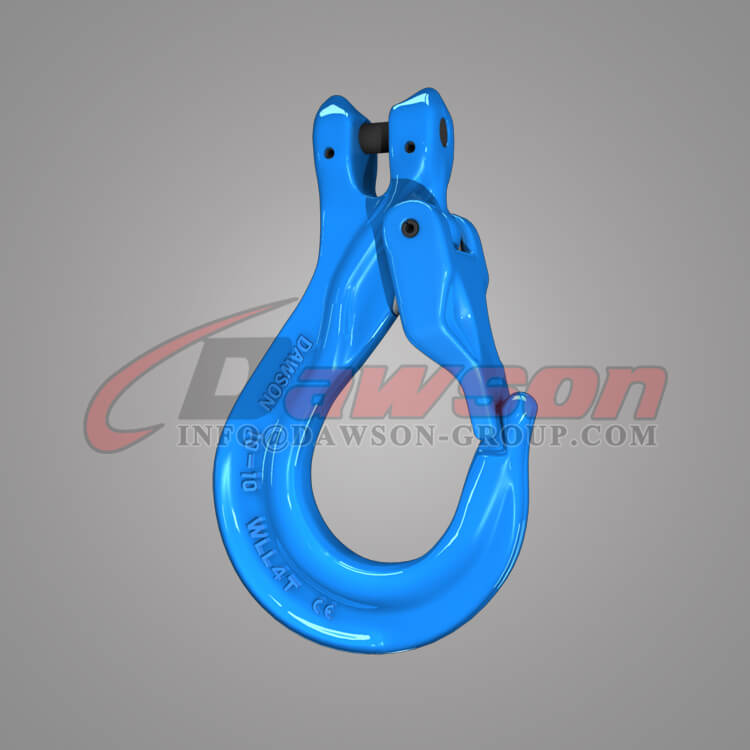 Gancho de eslinga tipo horquilla de grado 100 con pestillo fundido - Dawson Group - F&aacute;brica de China