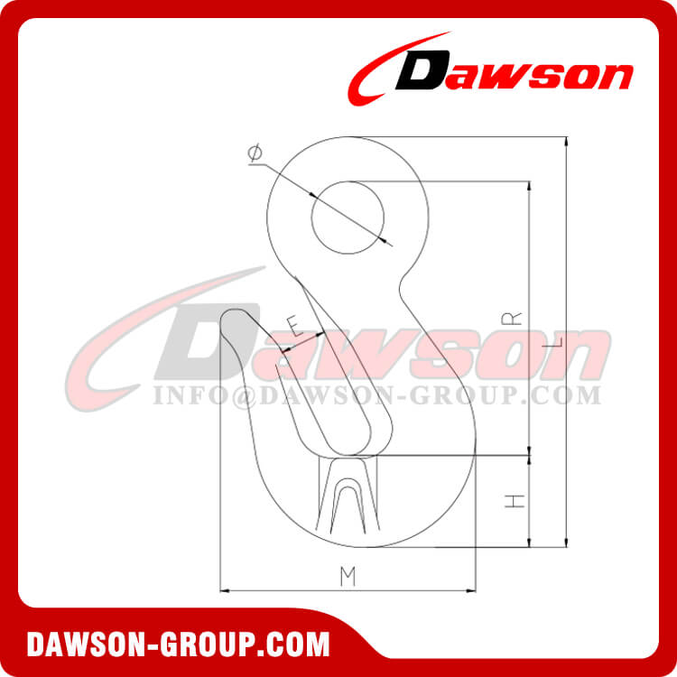 DS217 G80 アイタイプ ベルト ウイング フック - Dawson Group Ltd. - 中国メーカー、サプライヤー
