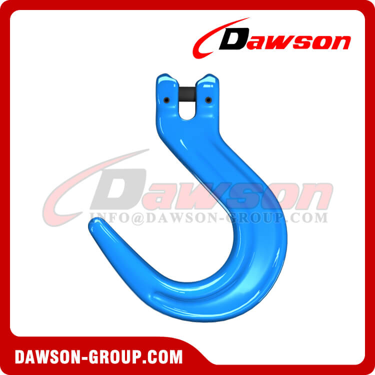 グレード 100 鍛造鋼クレビス鋳造フック、G100 クレビス タイプ大開口フック - Dawson Group - 中国工場、サプライヤー