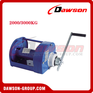 Cabrestante manual de cable portátil con recubrimiento en polvo tipo DSHW-E