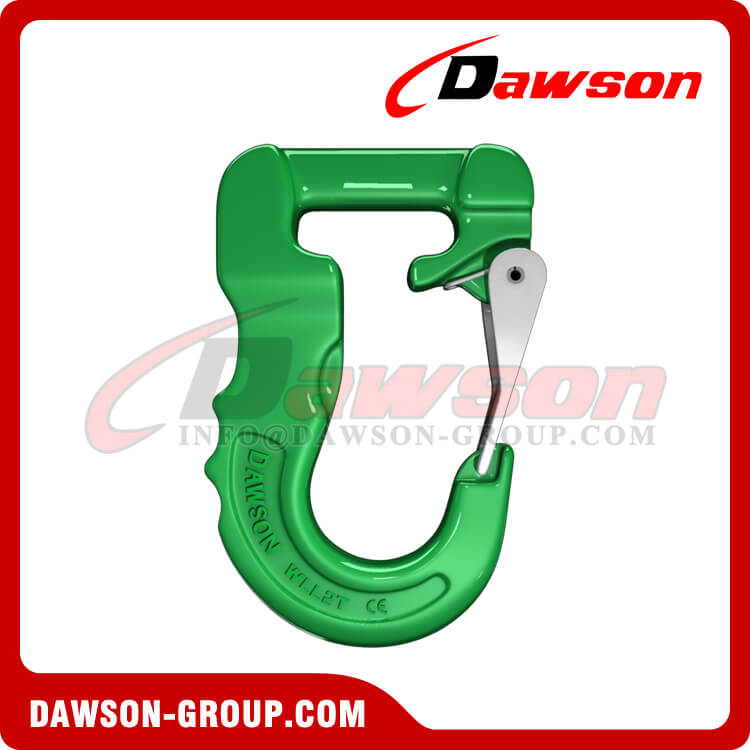 Grade 100 Web Sling Hook, G100 Synthetic Alloy Round Sling Hook 2T - Dawson Group Ltd. - China Supplier Gancho de estilingue de rede grau 100, gancho de estilingue redondo de liga sintética G100 2T - Dawson Group Ltd.