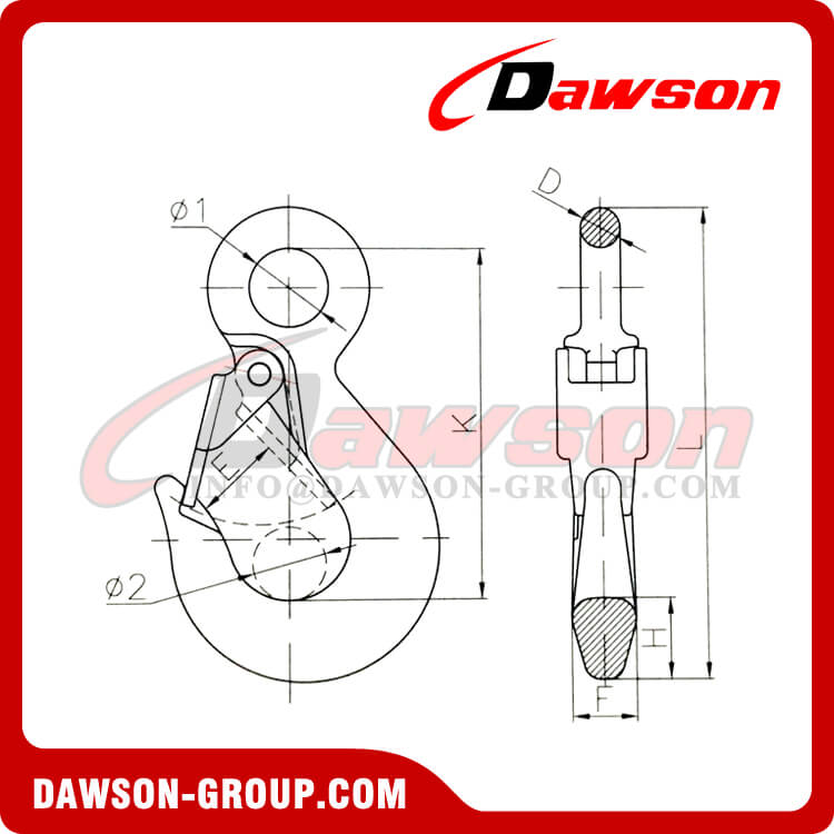 DS219 G80 アイ スリング フック - Dawson Group Ltd. - 中国メーカー、工場
