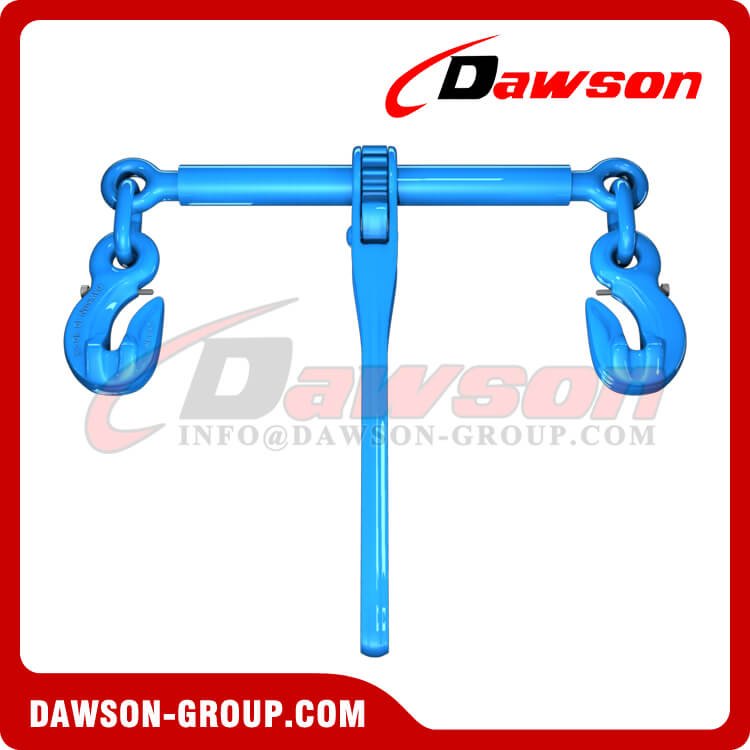 Carpeta de carga tipo trinquete forjado G100 con ganchos de seguridad para amarre - Dawson Group Ltd. - F&aacute;brica de China