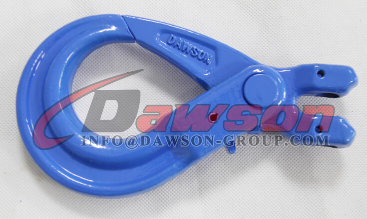 Gancho autoblocante de horquilla forjada de tipo europeo G100 para eslingas de cadena de elevaci&oacute;n - Dawson Group Ltd. - Proveedor de China