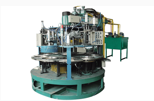￠300-405 ten workstation cutting wheel forming press machine