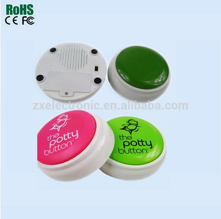 Programmable sound and light buzzer game buzzer sound button for game and promotion