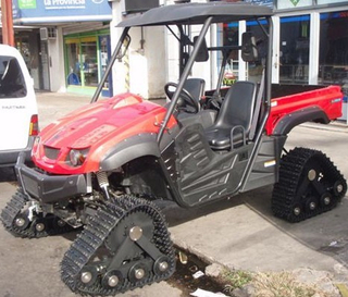 Rubber Track System--aluminum frame