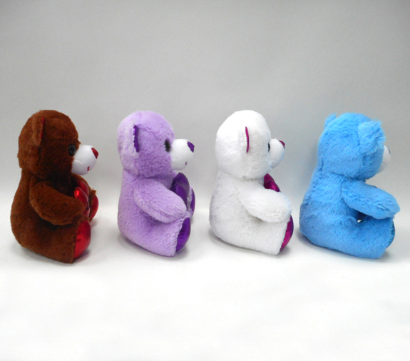 Custom Promotion Plush Toy Small Teddy Bear Toy with Heart