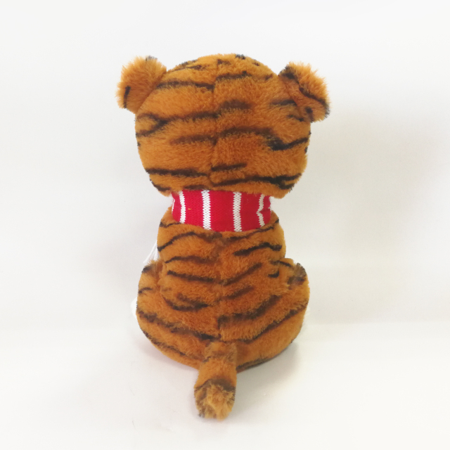 Cute Plush Grey Tiger for Christmas Gifts