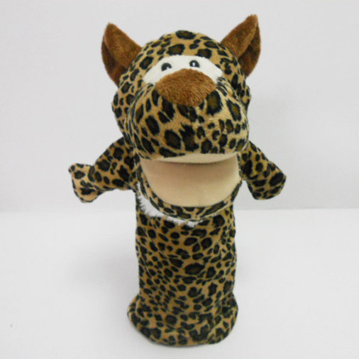 Plush Stuffed Toy Leopard Hand Puppet for Kids