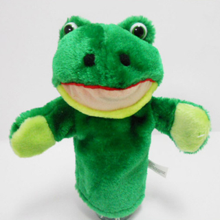 Plush Soft Toy Frog Hand Puppet for Kids
