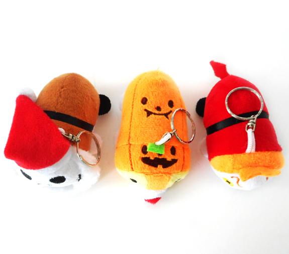 Promotional Animal Custom Keychain Toy Cheap Mini Plush Keychain