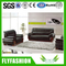 Black leather sofa furniture (OF-02)