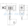 SH(2/1 Rope Reeving) Foot-mounted Hoist