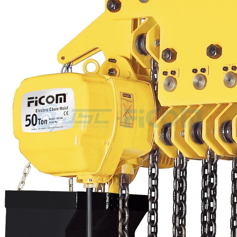 Electric Chain Hoist Model: STD (Large Capacity: 30 to 50 Ton)