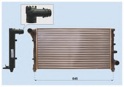 Radiator for LADA