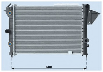 Radiator for OPEL