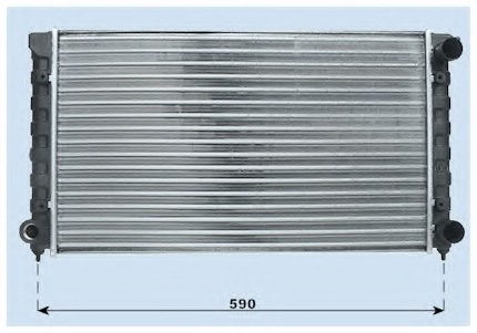 Radiator for audi