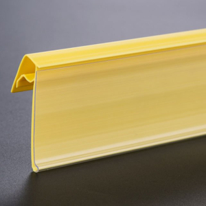 Wire Shelf Tag Holder Yellow Color DS028