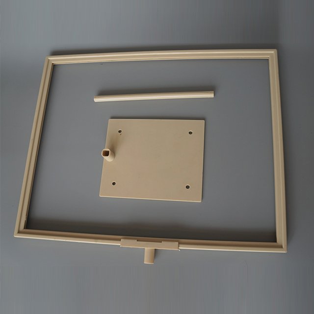 14"x11" Counter Plastic Sign Frame W/ 4" Stem Shovel Base PF1411S