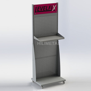 Peg Board Display Rack with Shelf MW-S01