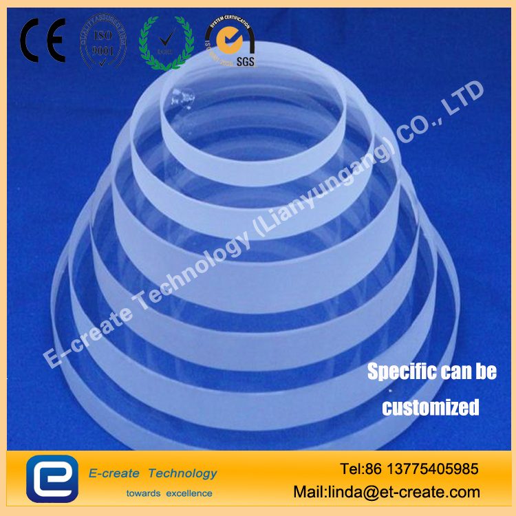 Best Selling Quartz Glass Plates Length 100mm Width 80mm Thickness 5mm