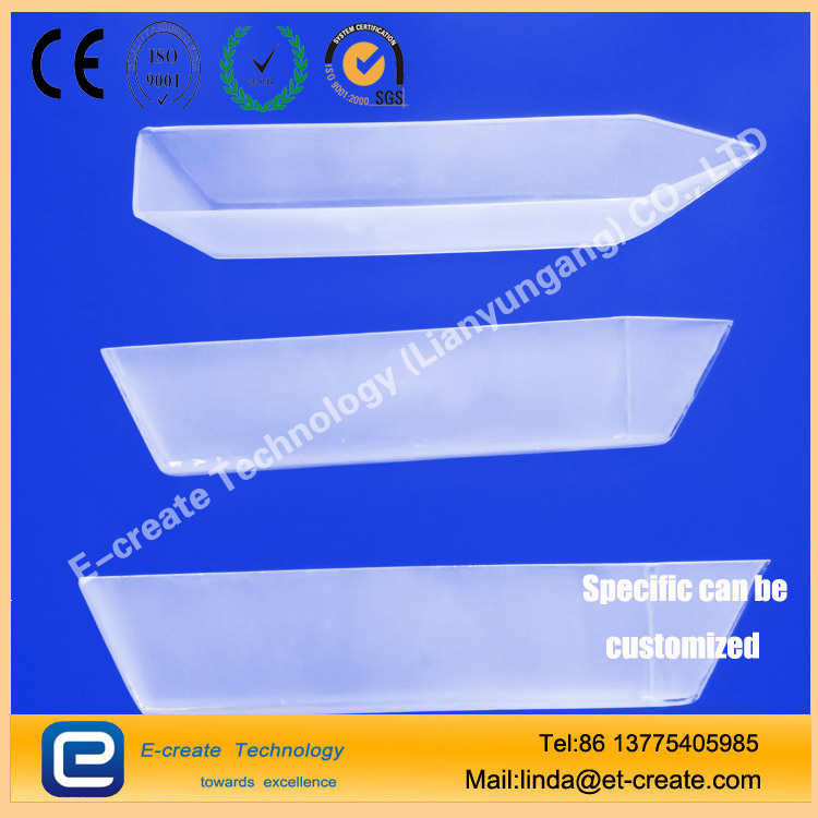 Semiconductor quartz crystal boat with a pull