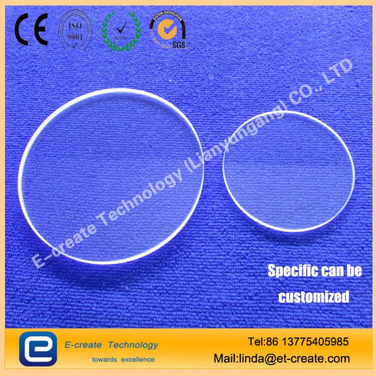 High transmittance UV optical quartz window / coated substrate / UV sterilization quartz