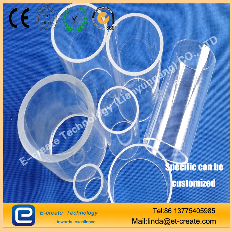 Quartz glass tube tube furnace quartz tube transparent quartz tube diameter 30 * 3MM
