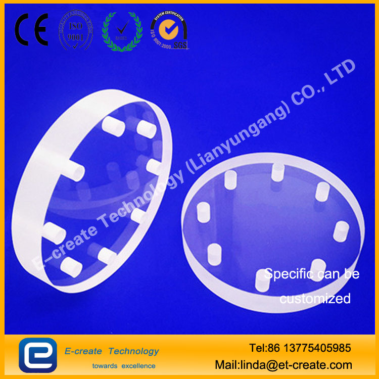 Opal quartz piece Quartz glass film Insulation film Opaque quartz pieces / can be customized to size specifications