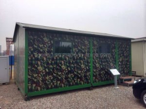 Chambre de conteneur de prix usine/camp pr&eacute;fabriqu&eacute;s conteneur de camouflage &agrave; vendre