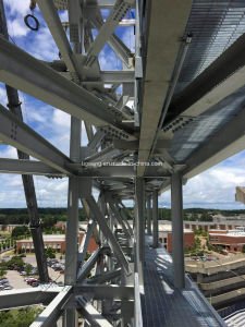 Entrep&ocirc;t pr&eacute;fabriqu&eacute; galvanis&eacute; de structure m&eacute;tallique avec le b&acirc;ti de Gi