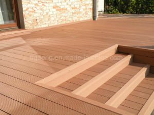 Decking en bois imperm&eacute;able &agrave; l'eau de plastique de PE de d&eacute;coration ext&eacute;rieure du fournisseur WPC de la Chine