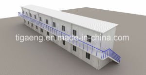 Casa m&oacute;vil modular prefabricada del envase del paquete plano