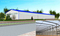 Constructions en acier l&eacute;g&egrave;res d'entrep&ocirc;t de structure m&eacute;tallique de grande envergure de construction