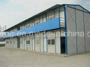 Chambre pr&eacute;fabriqu&eacute;e de structure portative en acier de panneau "sandwich" d'ENV pour l'Afrique