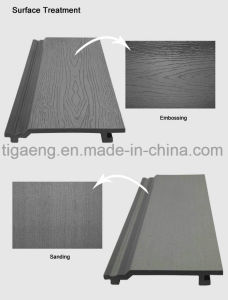 Anti &eacute;tage amical aux pieds nus de Decking de la glissade WPC pour la piscine