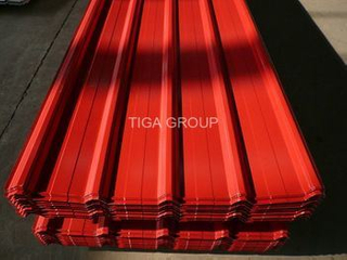 El color de la onda de la alta calidad cubri&oacute; el material para techos esmaltado del metal de la hoja de acero