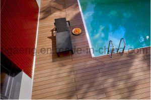 Plancher ext&eacute;rieur r&eacute;sistant au feu de la bonne qualit&eacute; WPC de prix usine