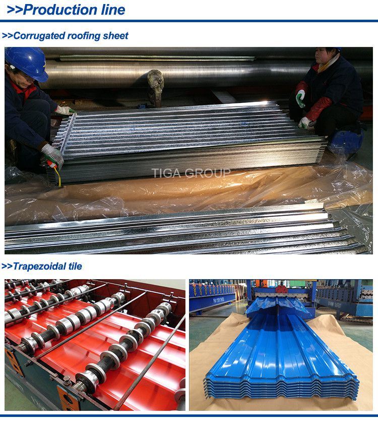 Corrugated Zinc Coated Steel Sheets/Galvanized Roof Tile with Ce Certificate