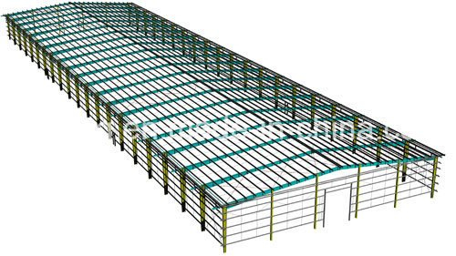 Prebuilt Steel Structure Supermarket/Shopping Mall for Chile